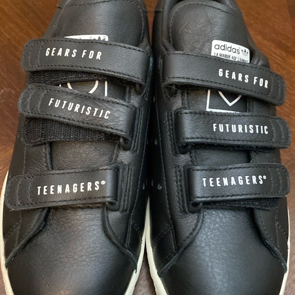 Adidas Consortium UNOFCL X Human Made Core Black/ Off White Mens Black 6.5 - Picture 8 of 8